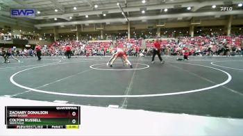115 lbs Quarterfinal - Zachary Donalson, Honey Badger vs Colton Russell, Wentzville
