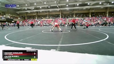 115 lbs Quarterfinal - Zachary Donalson, Honey Badger vs Colton Russell, Wentzville