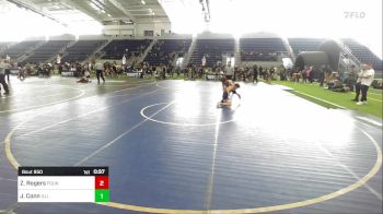 95 lbs Consolation - Zander Rogers, Pounders WC vs Jesse Conn, Illinois Valley Youth Wrestling