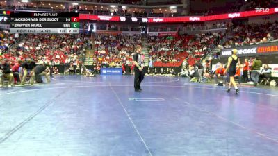 1A-120 lbs Cons. Round 2 - Jackson Van Der Sloot, Sibley-Ocheyedan vs Sawyer Krall, Wapsie Valley