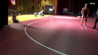 150 lbs 23rd Place Match - Kohen Langfitt, Clarion-Goldfield-Dows vs Calvin Hacke, Xavier, Cedar Rapids
