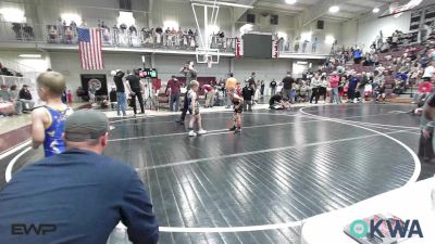 46 lbs Consi Of 8 #2 - Kegan Spigner, Tonkawa Takedown Club vs Holton Goodno, Newkirk Takedown Club