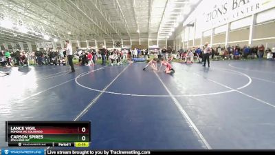 88 lbs Champ. Round 1 - Lance Vigil, Pomona WC Colorado vs Carson Spires, Stallions WC