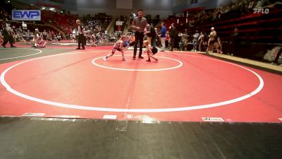 46 lbs Quarterfinal - Ashtyn Williams, Locust Grove Youth Wrestling vs Joey Ficklin, Skiatook Youth Wrestling