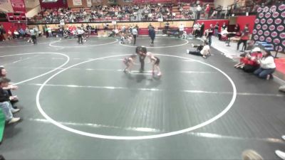 55 lbs Semis - Ruth Blickle, 208 Badgers Wrestling Club vs Hadleigh Corder, Kimberly Bulldog Wrestling Club