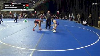 90 lbs Round 5 - Ryker Silver, AWC Anamosa Wrestling Club vs Kade McNamara, MN Elite