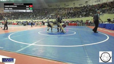 88 lbs Round Of 32 - Caden Bowling, Blackwell vs Abel Vigil, Team Choctaw