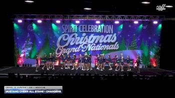 Mustang Cheer All Stars - Chargers [2025 L3 Junior - D2 - Medium] 2025 Spirit Celebration Christmas Grand Nationals