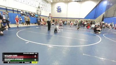 65 lbs Champ. Round 1 - Regenald Levesque, Westlake vs Wylder Ford, Sanderson Wrestling Academy