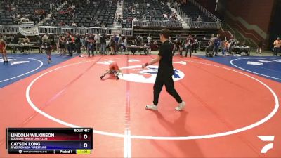 63 lbs Semifinal - Lincoln Wilkinson, Douglas Wrestling Club vs Caysen Long, Riverton USA Wrestling