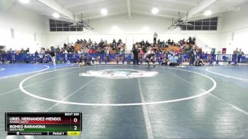 144 lbs Champ. Round 2 - Uriel Hernandez-Mendoza, Madera South vs Romeo Barahona, South High