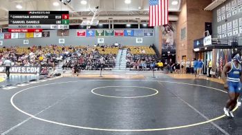 165 lbs Cons. Round 3 - Samuel Daniels, Limestone vs Christian Arrington, Belmont Abbey