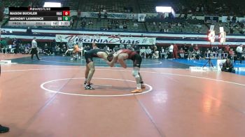 165 lbs Quarters & Wb (16 Team) - Anthony Lawrence, East Stroudsburg University vs Mason Buckler, Frostburg State
