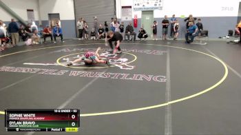 93 lbs Quarterfinal - Sophie White, Pioneer Grappling Academy vs Dylan Bravo, Kodiak Wrestling Club