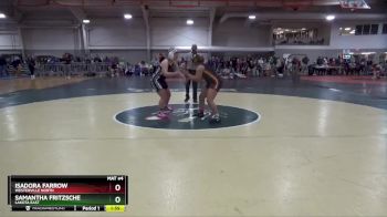 155 lbs Champ. Round 2 - Isadora Farrow, WESTERVILLE NORTH vs Samantha Fritzsche, LAKOTA EAST
