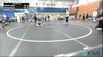 64-67 lbs Rr Rnd 4 - Harper Harris, Shelton Wrestling Academy vs Beckam Kolar, Choctaw Ironman