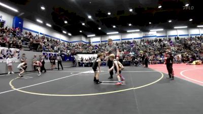 46 lbs Consi Of 8 #2 - Jackson Kreamer, Sulphur Youth Wrestling Club vs Max Harris, Tuttle Wrestling Club