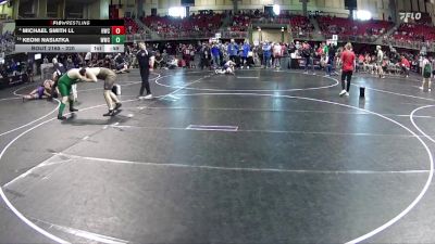 220 lbs Cons. Round 2 - Keoni Nasiatka, Westside Wrestling Club vs Michael Smith Ll, Hastings Wrestling Club