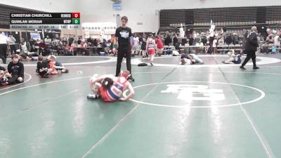 97 lbs Rr Rnd 2 - Christian Churchill, RedNose Wrestling School - ESC vs Quinlan Moran, Washington Twp - ESC