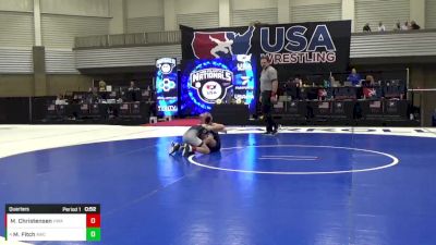 10U Boys - 71 lbs Quarters - Miles Christensen, Heartland Wrestling Academy vs Miles Fitch, Apache Wrestling Club