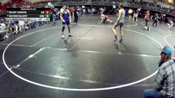 150 lbs Champ. Round 1 - Hayzen Elliott, Garden County Wrestling Club vs Elliot London, Norfolk Jr Wrestling