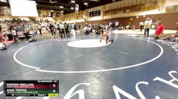 63 lbs Round 2 - Mathew Orellana, Hemet Youth Wrestling Club vs Hank Thomas, Temecula Valley Wrestling Club