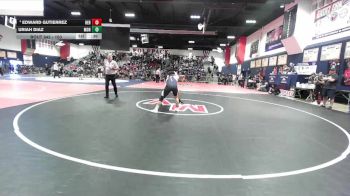 150 lbs Cons. Round 2 - Uriah Diaz, Montclair vs Edward Gutierrez, Heritage