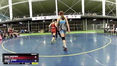 102 lbs Round 1 (4 Team) - Remy Whitney, Oklahoma vs Haley Stenz, Michigan