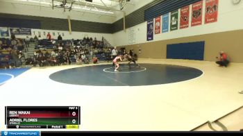 132 lbs Cons. Semi - Adriel Flores, Othello vs Ren Wakai, Liberty