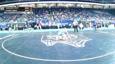 Girls-235 lbs Quarterfinal - Sydney Smith, Portage Central (Girls) vs Margaret Hoyt, Montrose (Girls)