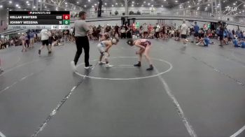 68 lbs Round 5 (8 Team) - Johnny Messina, The Outsiders vs Kellan Winters, U2 Brawler Elite