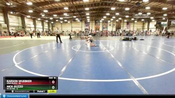 96 lbs Rd# 9- 2:15pm Saturday Final Pool - Karson Wuebker, Iowa Black vs Nick Guzzo, PA Silver