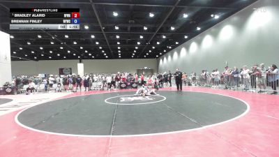 94 lbs Champ. Round 2 - Bradley Alarid, Black Fox Wrestling Academy vs Brennan Finley, Willard Youth Wrestling Club