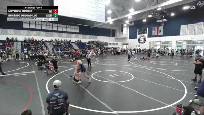 113 lbs Champ. Round 2 - Ernesto Delgadillo, Chaparral High School Wrestlin vs Matthew Medina, Eastvale Elite