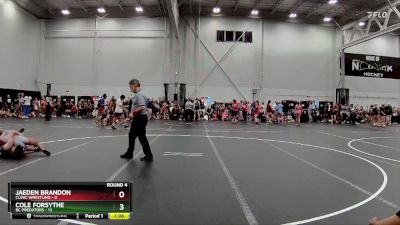 120 lbs Round 4 (8 Team) - Cole Forsythe, BC Predators vs Jaeden Brandon, Clinic Wrestling