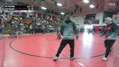 43-45 lbs Round 5 - Levi Valenti, San Clemente Youth Wrestling vs Rio Fielding, San Clemente Youth Wrestling