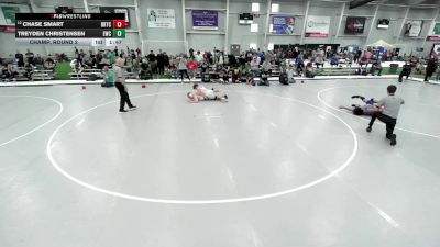 Junior Boys - 150 lbs Champ. Round 2 - Treyden Christensen, Empire Wrestling Club vs Chase Smart, Baton Rouge Training Center