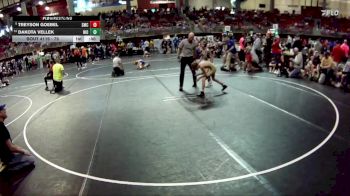 75 lbs Champ. Round 2 - Treyson Goebel, Syracuse Mat Club vs Dakota Vellek, Niobrara/Verdigre