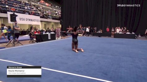 Kayla Momanyi - Women's Group, Mini-Hops Gymnastics - 2021 Women's Xcel Region 4 Championships
