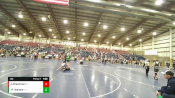 135 lbs Champ. Round 1 - Ryker Weimer, Duchesne Jr High vs Jaxton Greenman, Champions Wrestling Club