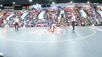 106 lbs Semifinals (8 Team) - Hudson Smith, Lowell vs Caleb Frazier, New Boston Huron