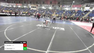 89 lbs Consi Of 8 #2 - Creed Herder, Elbert County Wranglers vs Charlie Acevedo, Fort Morgan Wrestling Club