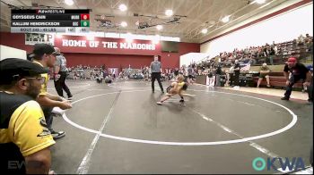 49 lbs Consolation - Odysseus Cain, Morrison Takedown Club vs Kallum Hendrickson, OKC Saints Wrestling