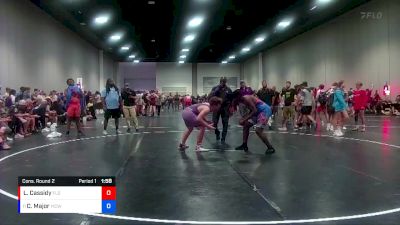 220 lbs Cons. Round 2 - Caleb Major, Youth Impact Center Wrestling Club vs Layne Cassidy, Florida