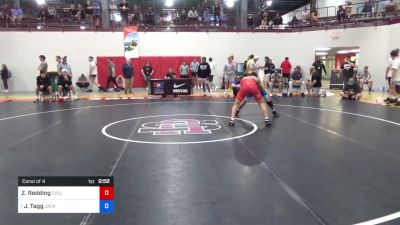 65 kg Consi Of 4 - Zachary Redding, Cyclone Regional Training Center C-RTC vs Julian Tagg, Jackrabbit Wrestling Club