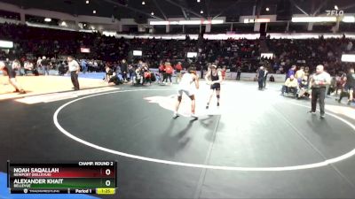 150 lbs Champ. Round 2 - Alexander Khait, Bellevue vs Noah Saqallah, Newport (Bellevue)