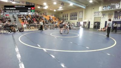 155 lbs 1st Place Match - Natalie Blanco, Chino vs Eva Garcia, Marina