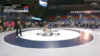 105 lbs Cons. Sub-rd Of 32 - Tatum De La Vega, IL vs Carlee Angell, WY