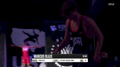 61 kg Champ. Round 2 - Jax Forrest, Cowboy RTC/TWMC vs Marcus Blaze, NLWC/TMWC