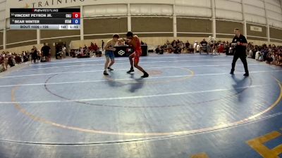 126 lbs Cons. Round 6 - Vincent Peyron Jr., California vs Bear Winter, Utah